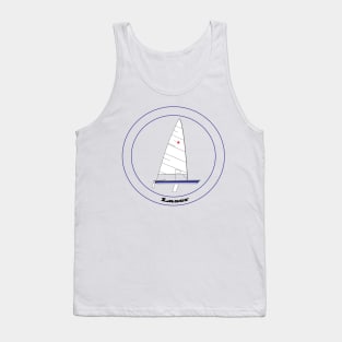 Laser Sailboat Tank Top